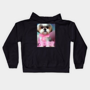 Unleash Your Furrr-Ever Fabulous Style with Our Shih Tzu Dog T-Shirt! Kids Hoodie